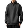 Мужская ретро-толстовка с капюшоном на молнии до середины, с воротником-стойкой, большого размера, из велюра