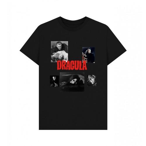 Horror Line Unisex Adult Dracula Movie Scene T-Shirt