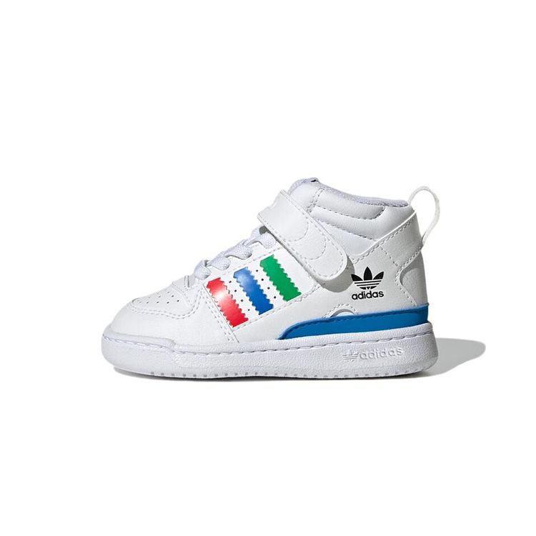 Adidas Disney X Originals Forum Mid 360 Повседневные высокие кроссовки Детские кроссовки Красный Синий Зеленый GY9166