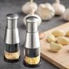 Garlic Press Chopper Stainless Steel Manual Mincer for Chopping Onions Peppers Easy To Use Garlic Crusher Multi-functional Kitchen Tool