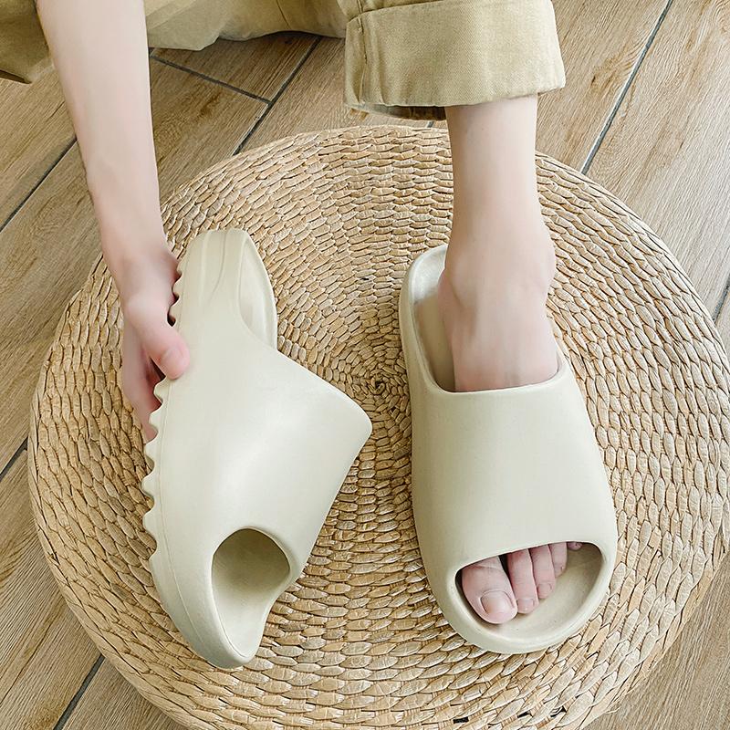 Роскошные мужские толстые дизайнерские летние мужские и женские удобные пенные беговые тапочки повседневные пляжные сандалии кроссовки обувь