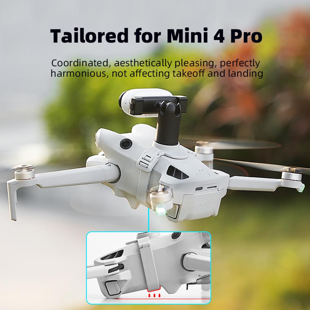 Panoramic Camera Mount ABS Top Extension Camera Mount Adapter Part Compatible?for DJI Mini 4 Pro Drone