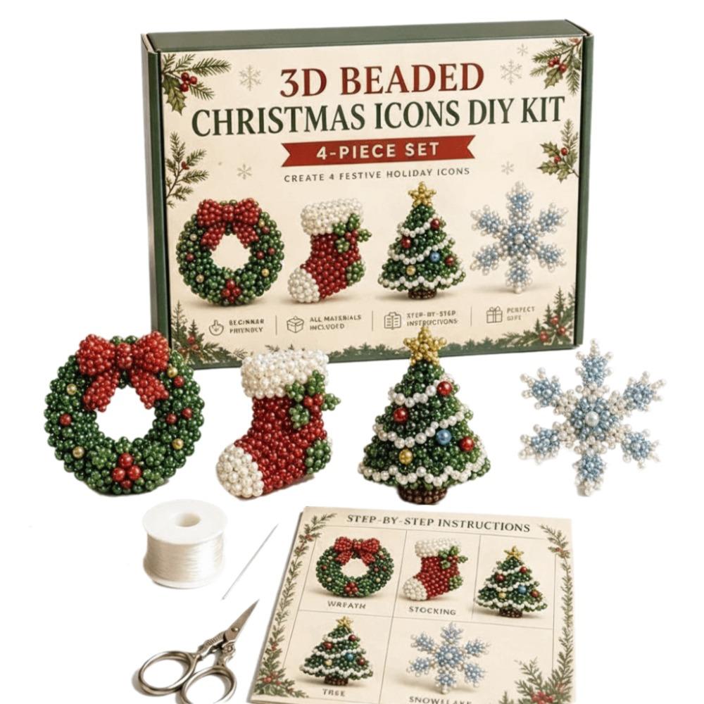 Tiny Beads 3D Beaded Animal Kit Animal Shape Handmade Bead Art Kit DIY Bead Craft Kit Home Decor