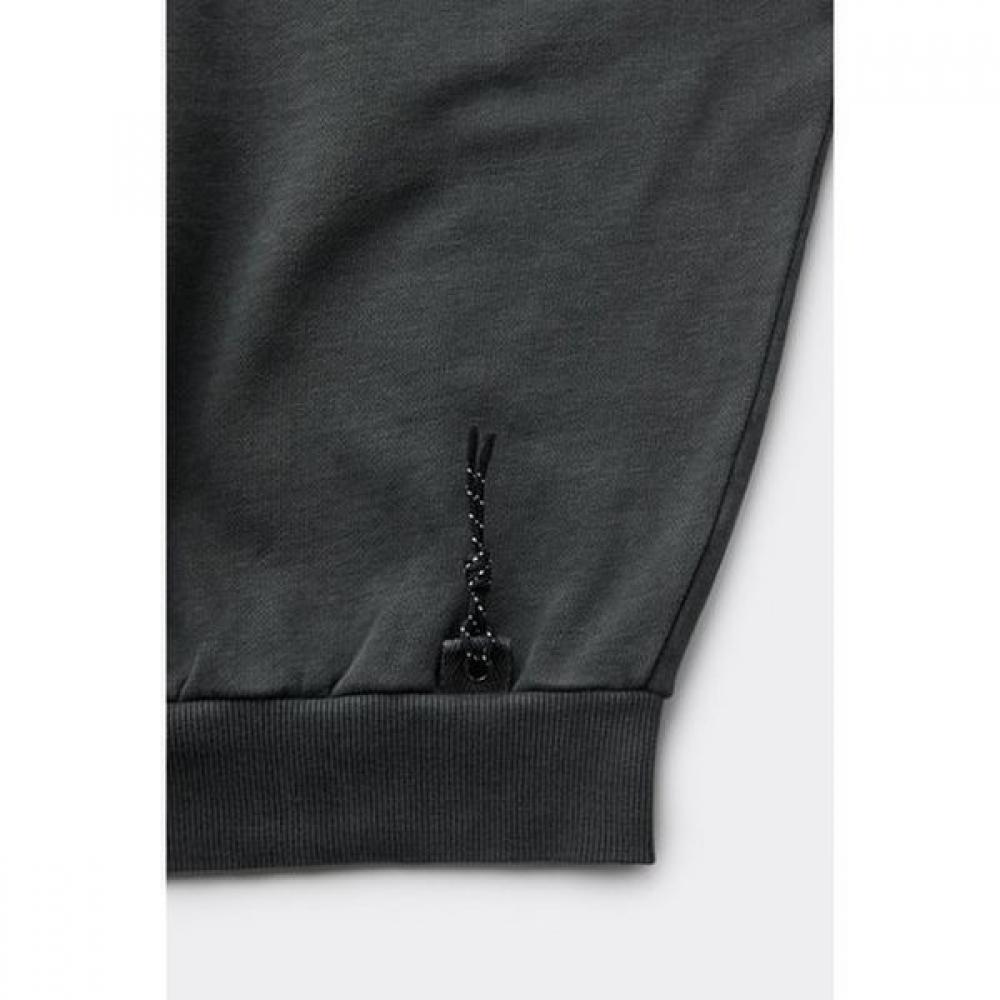 Customellow Oversized Fit Gray Dyed Cotton Sweatshirt Cqtaw25512gyx