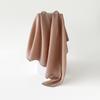 Solid Color Imitation Cotton and Linen Scarf for Women, 90CM Pleated Square Scarf, Headscarf Scarf