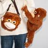 TreasuringU Игрушка-обезьянка из мягкого плюша, животные, мягкие плюшевые игрушки, сумка с наполнителем, аниме, мультфильм, декор, подарки на день рождения