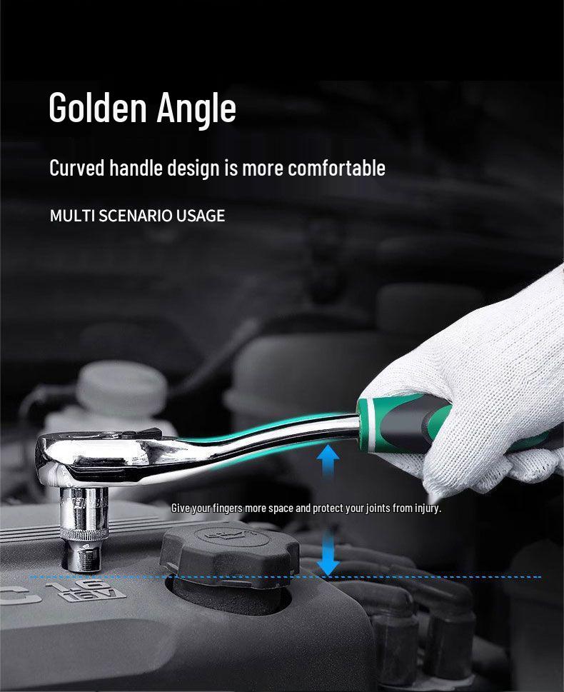 Многофункциональный набор инструментов для ремонта автомобиля с трещоточным гаечным ключом