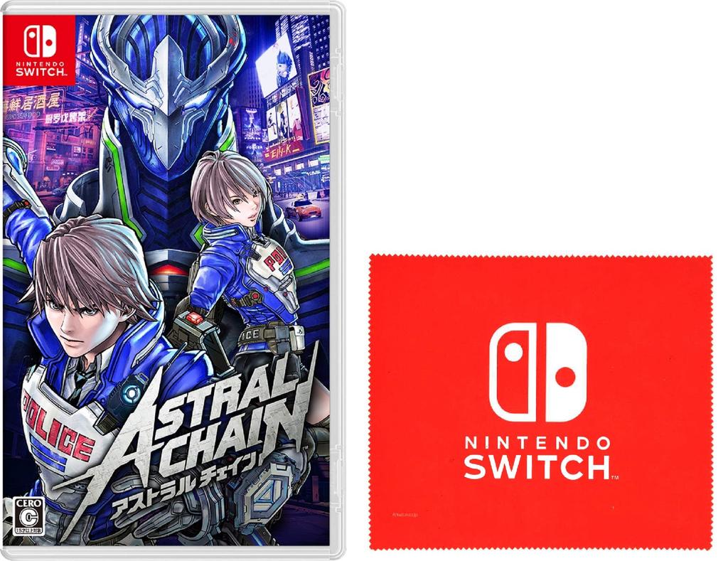 ASTRAL CHAIN Switch Logo Design Microfiber Cloth -Switch (Nintendo Included)