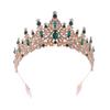 Crown Tiara Bridal Metal Birthday Crown Crystal Headband Queen Rhinestone Hair Comb Headband Wedding Hair Accessories