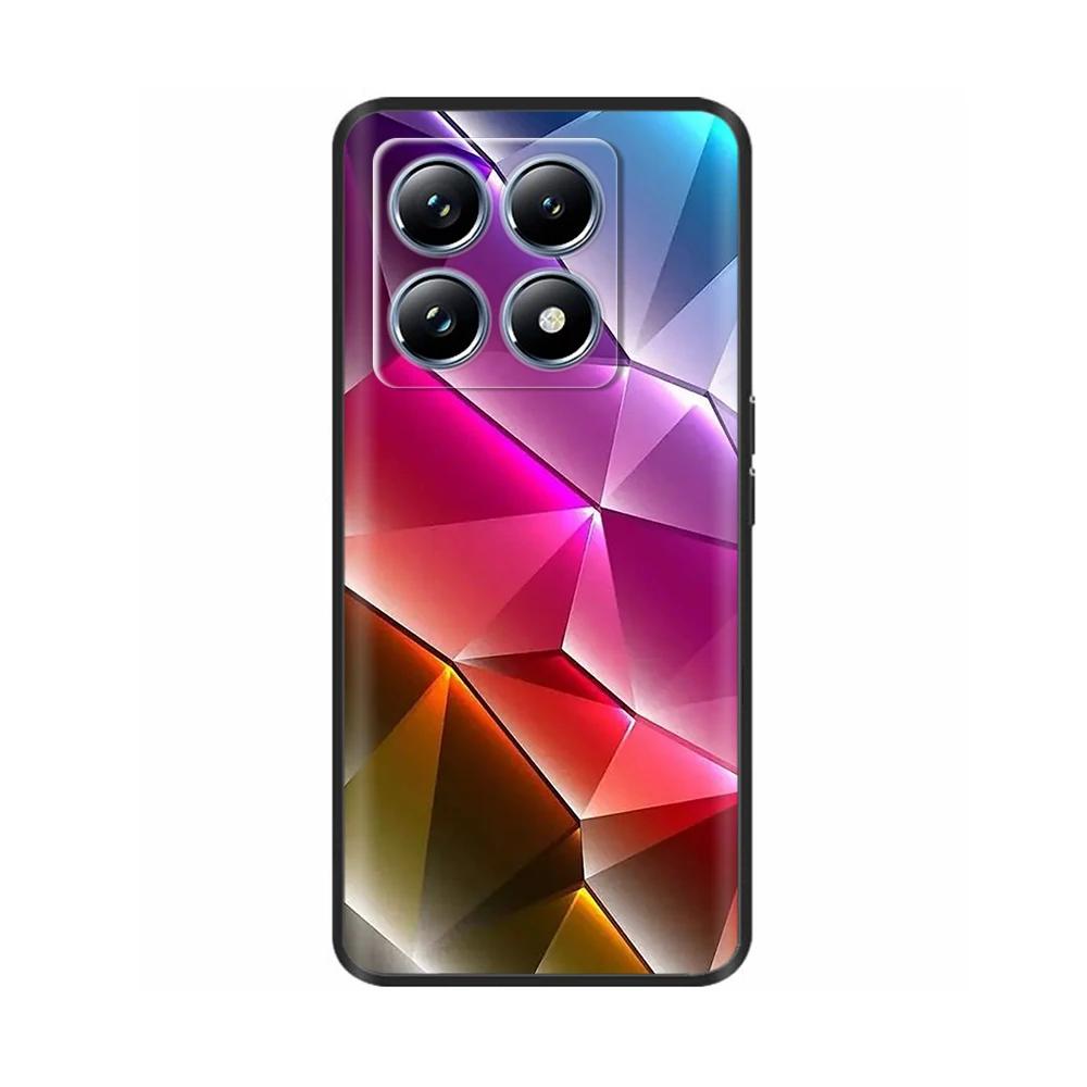 Чехол для Xiaomi 14T Pro Силиконовый Роскошный Цветок Мягкий Бампер Для Xiaomi Mi 14T Чехол для Телефона Модный ТПУ Fundas для Xiaomi 14T 14 t