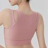 2026 Summer Sports Bra Women Fashion Zipper Running Shockproof Yoga Bra Pilates Training Fitness Vest