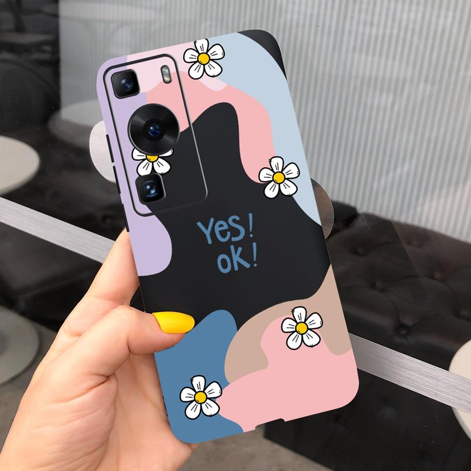 Чехол для Huawei P60 Pro 2023 Новые модные узоры Тонкая задняя крышка для Huawei P60 LNA-LX9 P 60 P60 Art Мягкий чехол для телефона Coque