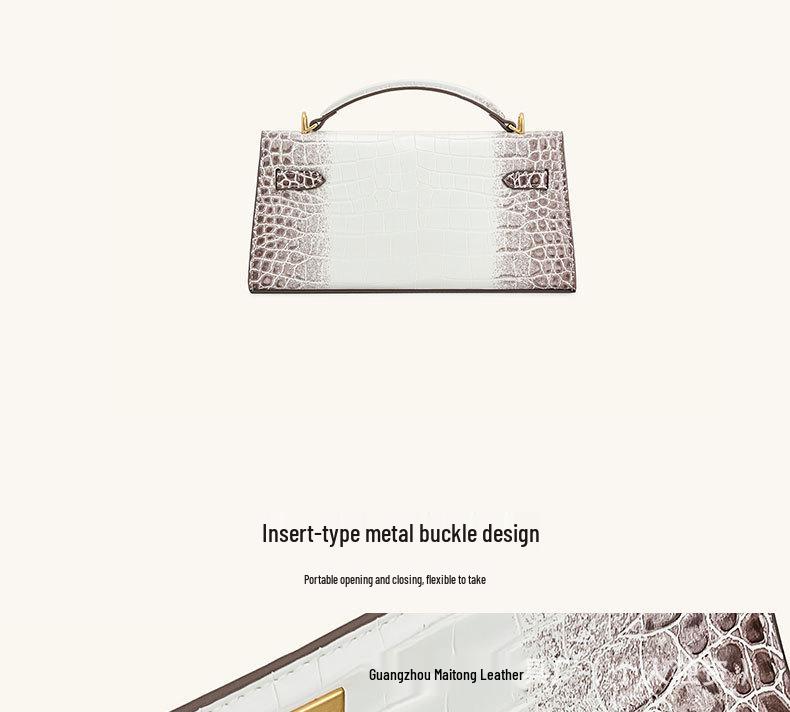 Женская сумочка Kelly JWPEI с узором под крокодила, маленькая квадратная сумка через плечо или на одно плечо