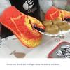 Cake Heat Resistant Anti-Scalding Lobster Claw Oven Mitts Insulation Gloves Non-Slip Cotton