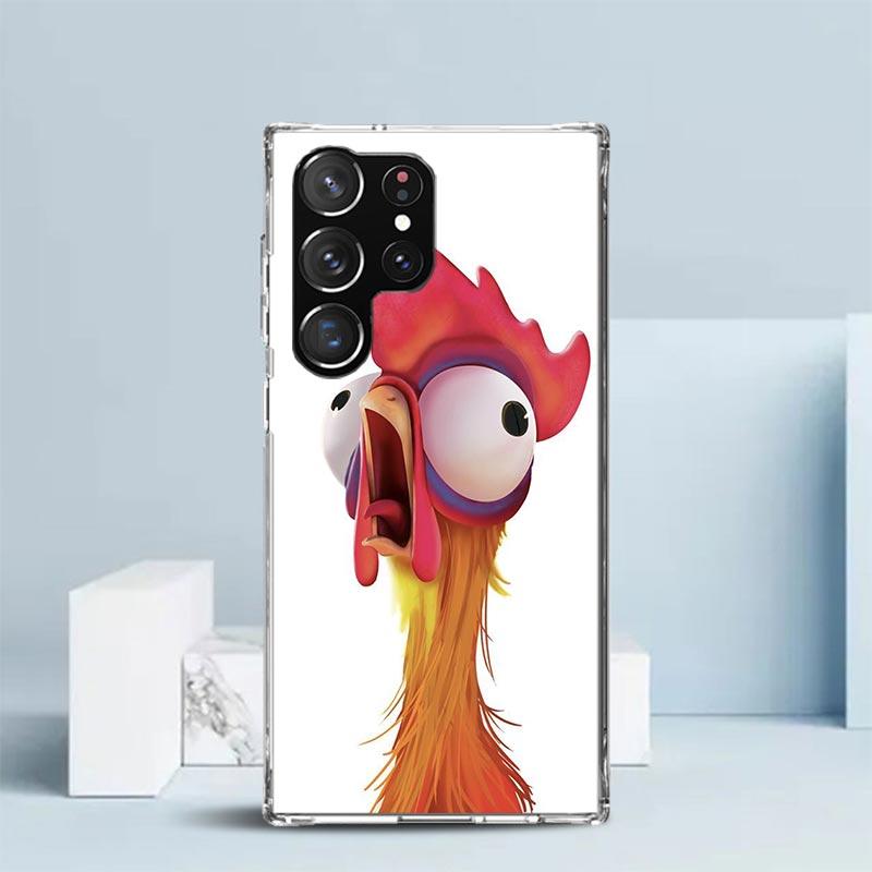 Chicken Hen Rooster Soft Cover for Samsung Galaxy S25 Edge S26 S24 S23 Ultra Phone Case S22 S21 Plus S20 FE Print Pattern Shell