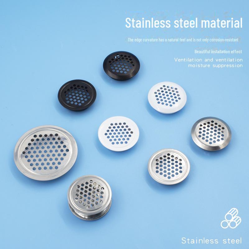 Sukop утолщенная круглая вентиляционная крышка из нержавеющей стали для гардероба и обувных шкафов