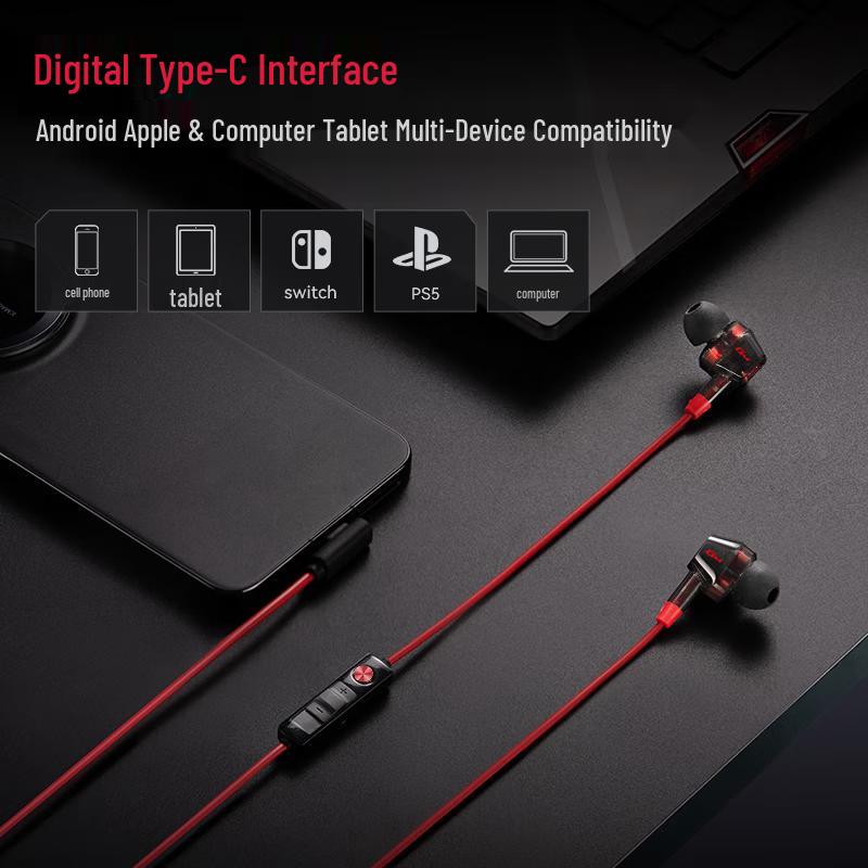 Edifier HECATE GM400 Игровые проводные наушники с двумя драйверами