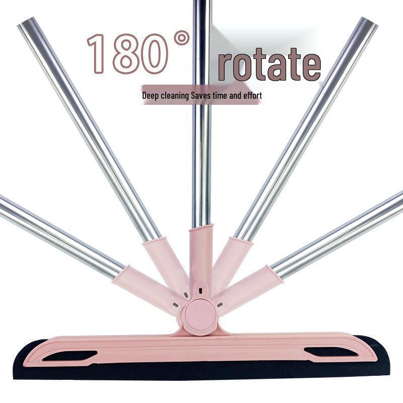 2024 Soft Bristle Broom & Dustpan Set with Long Stainless Steel Rake Teeth, Free Shipping