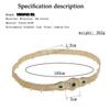 Metal Belt Women's Wedding Jewelry Gold Custom Thin Waist Chain Wholesale