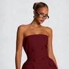 Женское облегающее макси-платье с длинным рукавом - Топ 'Чистое Желание', Однотонное, Облегающее бедра