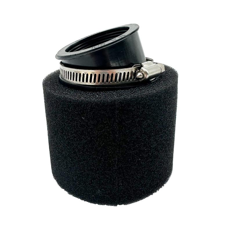 2PCS 35/38-40/42/45/48mm Bent Neck Foam Air Filter Sponge Cleaner Clamp-on Moped Scooter For 110/125/150/250cc Dirt Pit Bike