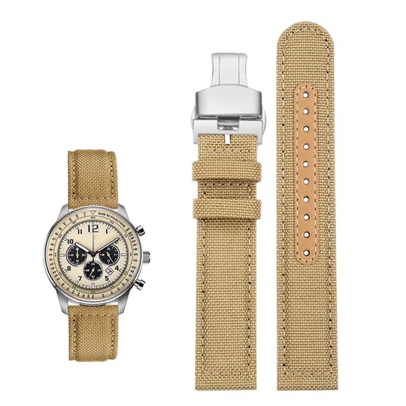 Для Citizen FF Series Pilot CA4500/4503/4505 Нейлоновый холщовый ремешок для часов IWC Mark 18 Ремешок Hamilton Kaki Field 20 мм 21 мм 22 мм