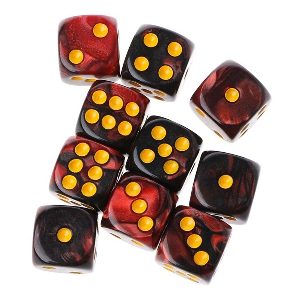 Round Corner Family Party Game Dice Number Polyhedral Dice Dice Set Table Game Digital Game Dices