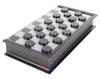 Magnetic Folding International Checkers & Chessboard: 100 Squares, Black & White, 64-Piece Set.