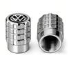 SVLHP1 4Pcs Aluminum Wheel Tire Valve Caps Dust Stem Cover Badge For Volkswagen GTI Golf Polo 6 7 Passat VW CC Tiguan T-ROC Jetta Taigo