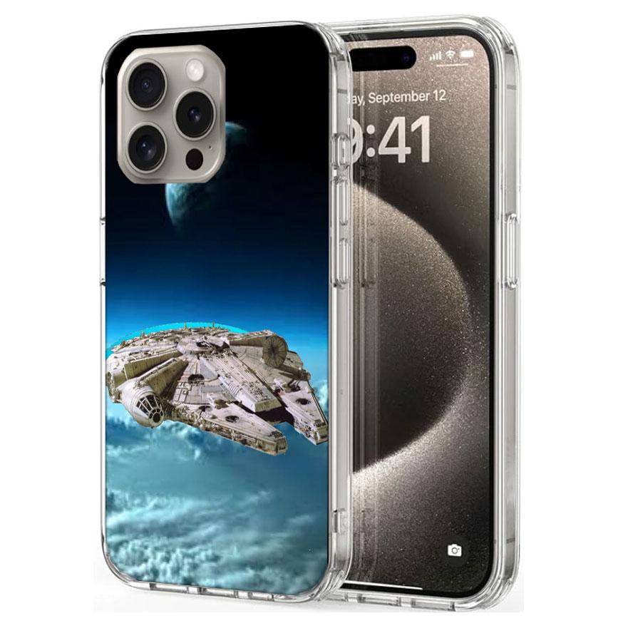 Millennium Falcon in Space Cases Phone Case For Iphone 17E 16E 17 Air 16 Pro Max 15 Pro 14 Plus 11 13 12 Mini Cover Cases Compat