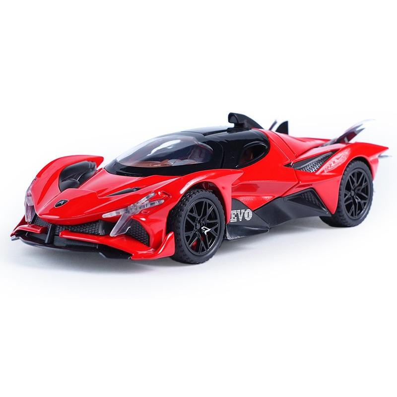 Игрушечная модель Apollo EVO из сплава масштаба 1/32 - Футуристичный дизайн, Звуковые и световые эффекты, Пружинный механизм - Идеально для детских игр