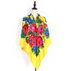 140*140cm Russian Floral Print Square Scarf