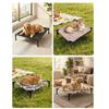 Moisture Proof Pet Camping Bed Non-Slip Cat Sofa Bed Durable Elevated Pet Bed  Indoor Outdoor