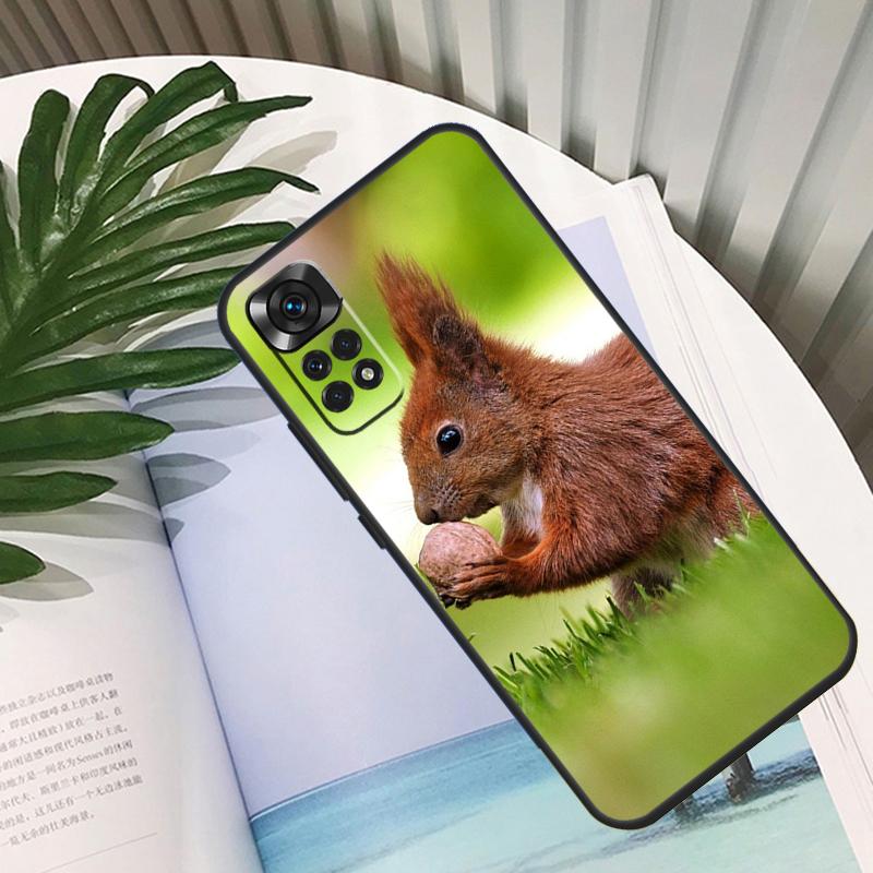 Чехол с белкой для Xiaomi Redmi Note 14 13 10 11 12 15 Pro Plus Чехол для Redmi 15C 14C 10C 12C 13C 15