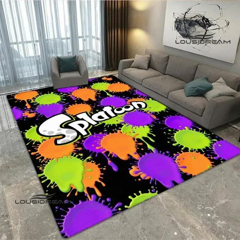 3D мультяшная игра Splatoon ковер с принтом кухонные коврики нескользящий ковер уличные ковры ковер для гостиной декор для спальни подарок на день рождения