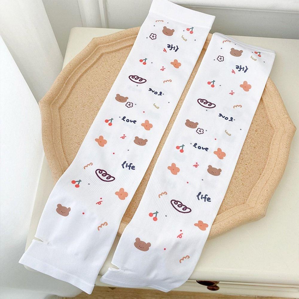 Велосипедные митенки Эластичные налокотники Женские перчатки Рукав из ледяного шелка Солнцезащитные перчатки