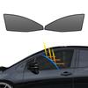 BLUESEATEC Toyota Prius 50 Series Blackout Mesh Curtains with Magnetic Sunshades for 4th Generation Prius Side Sunshades for Driver and Passenger