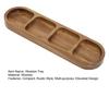 Wooden Display Tray Small Riser Pedestal Stand Rustic Elevated Tray Wooden Riser for Jewelry Perfumes Candles Plants Farmhouse Tabletop Decor