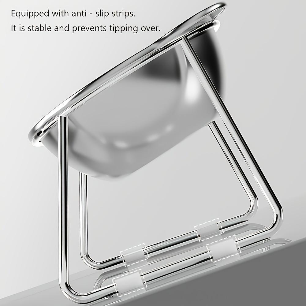 304 Stainless steel pet bowl2Set Tilted base neck protection bowl High-temperature resistant food and water bowl Suitable for small and medium-sized