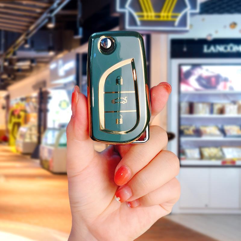 Чехол для ключа Toyota из ТПУ для Corolla, Camry, Levin, Avalon, RAV4, C-HR, Highlander