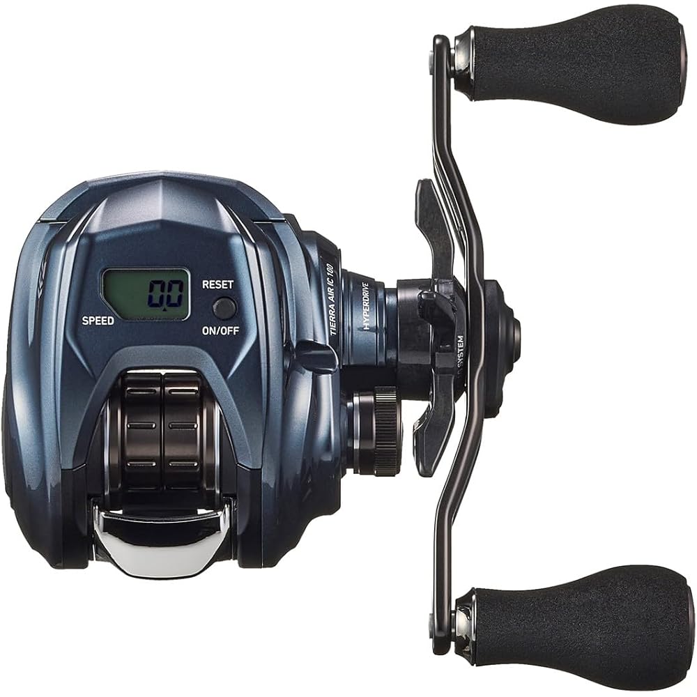 Daiwa Tierra Air IC 100H Counter Bait Reel Lightweight High Performance Fishing Gear