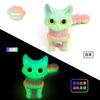 6.3/4.72 inch 3D Printed Cute Cats Movable Joint Fidget Toys Stress Relief Decompression Desktop Ornament Kid Toy for Kids Gift