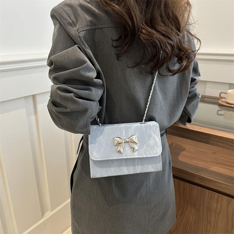 Stylish Trendy Street Chic Crossbody Bag For Women 2024 Summer Chain Shoulder Bag With Magnetic Closure