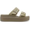 Crocs Simple Elegant Comfortable Slide Sandals Women Footwear Khaki 207431-260