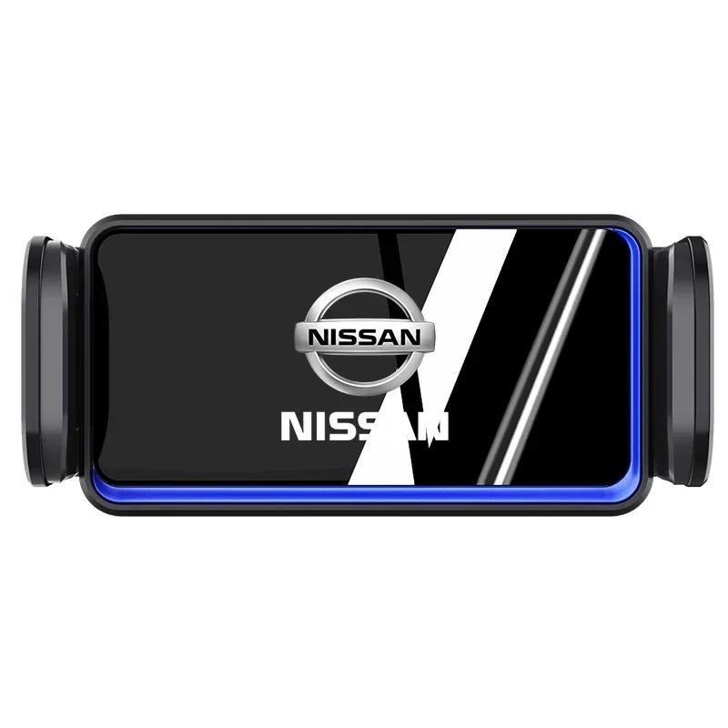 Автомобильный держатель телефона на дефлектор, зажим, аксессуары для интерьера автомобиля для Nissan Nismo Juke Note Versa Almera X-Trail Xterra Qashqai