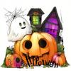 Short Plush Material Pillowcasehome Decor Halloween Pumpkins & Ghosts Decorative Pillow Covers Pattern Cushion Cover Suitable Fo