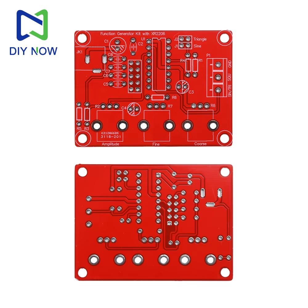 XR2206 Высокоточный генератор сигналов DIY Набор Синус Треугольник Квадратные Волны Диапазон Частот 1 Гц 1 МГц Регулируемая Частота