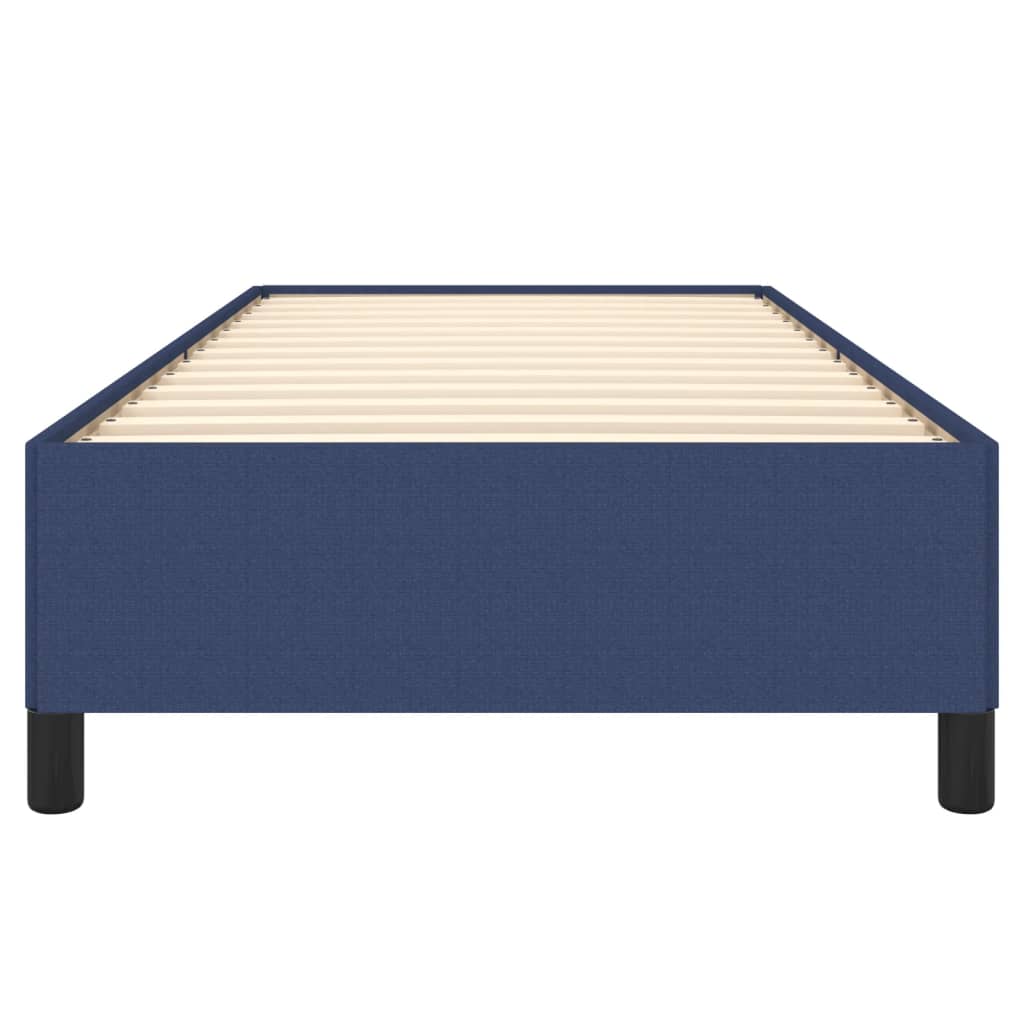 Bed Frame without Mattress Blue 80x200 cm Fabric
