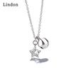 Женское ожерелье Lindon, кулон из медного сплава, циркон, модный подарок