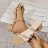 Женские сандалии Сексуальные с открытым носком Летняя обувь 2025 Новые шлепанцы на высоком каблуке Модные Роскошные Босоножки на высоком каблуке Женские Zapatos De Mujer